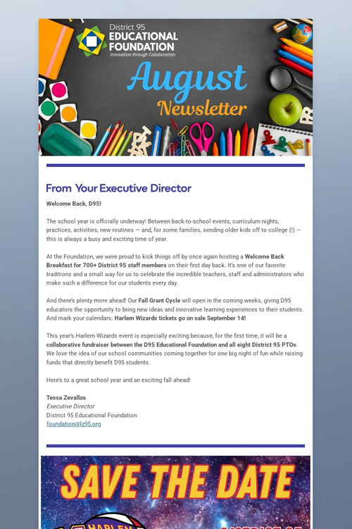 August Newsletter