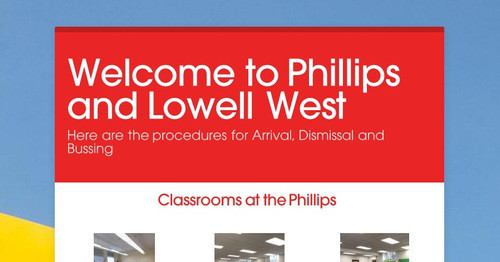 Welcome to Phillips and Lowell West