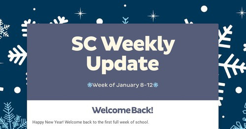 SC Weekly Update