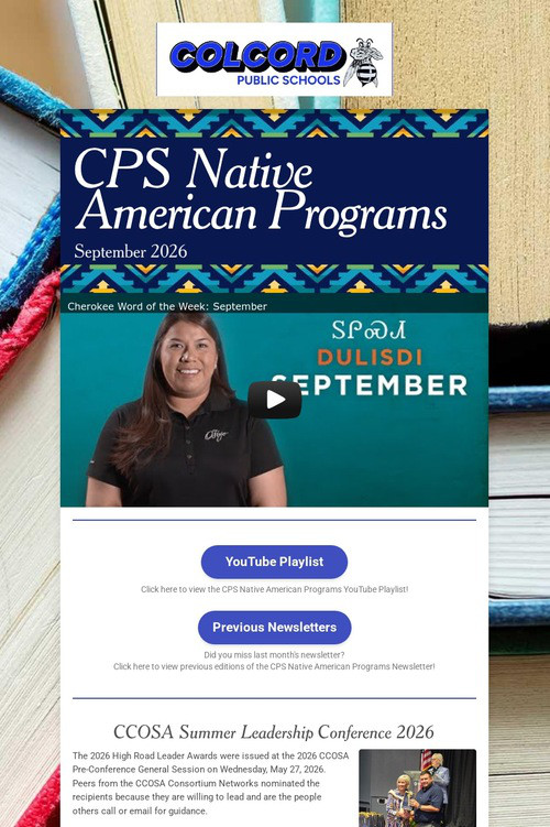 September 2026- NA Programs
