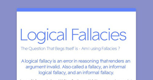 Logical Fallacies | Smore Newsletters