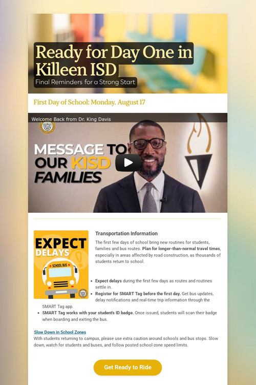 Ready for Day One in Killeen ISD