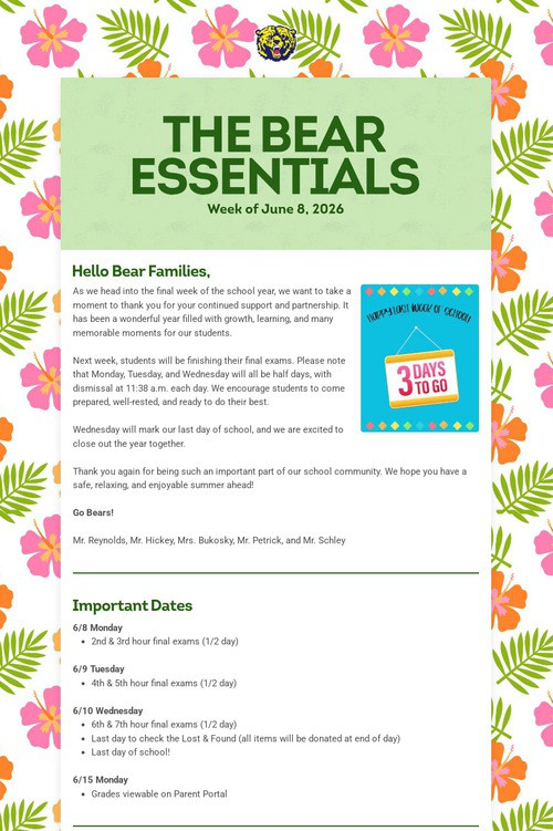 THE BEAR ESSENTIALS