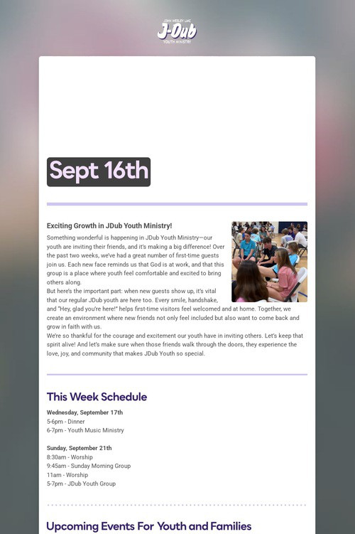 Sept 16th