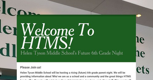 Welcome To HTMS!