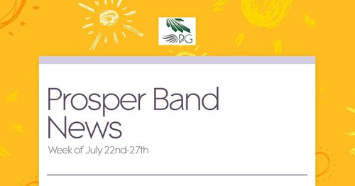 Prosper Band News