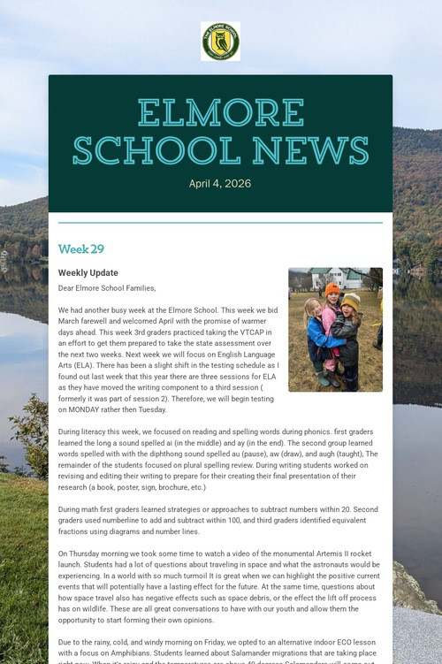 ELMORE School News
