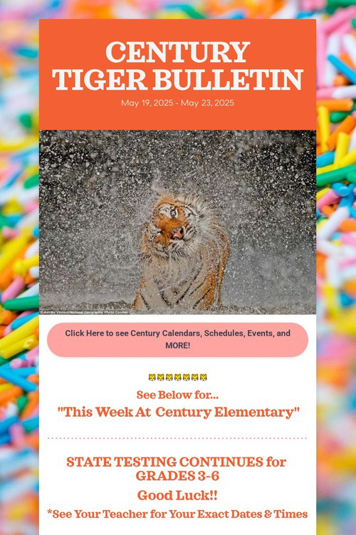CENTURY              TIGER BULLETIN