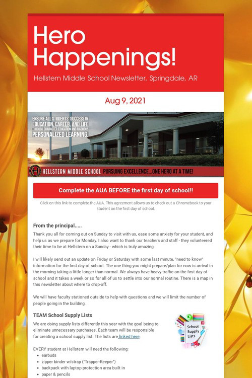 Hero Happenings!