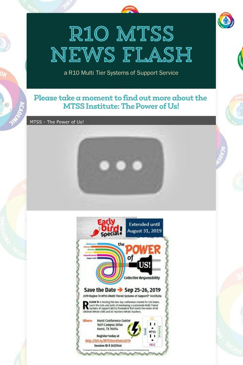 R10 MTSS News Flash