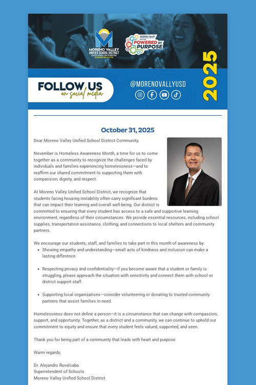 Weekly Update: October 31, 2025
