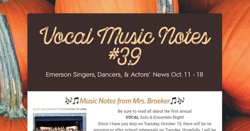 Vocal Music Notes #3.9