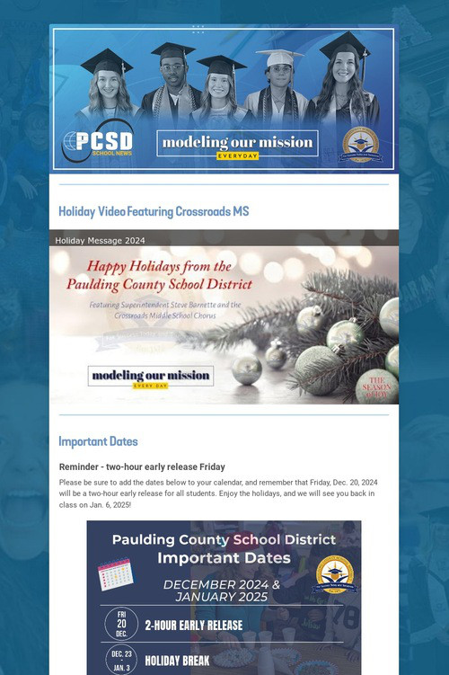 PCSD School News