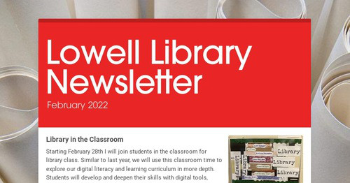 Lowell Library Newsletter