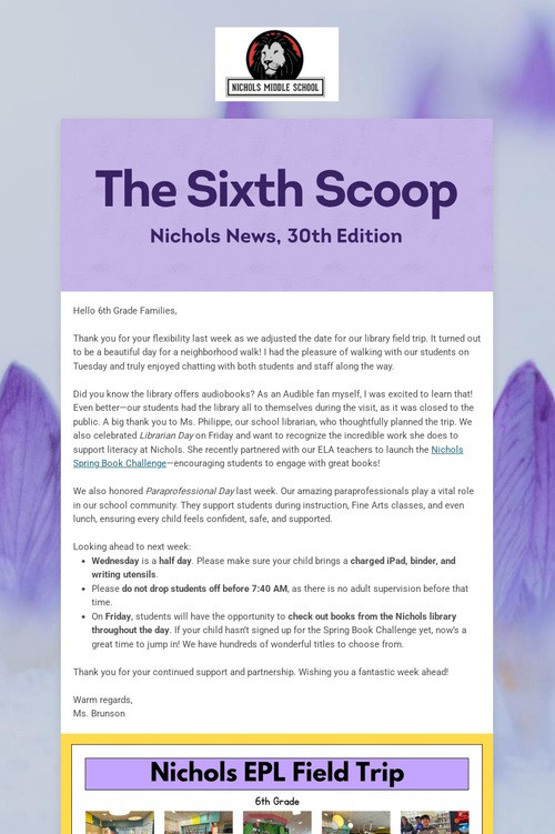 The Sixth Scoop
