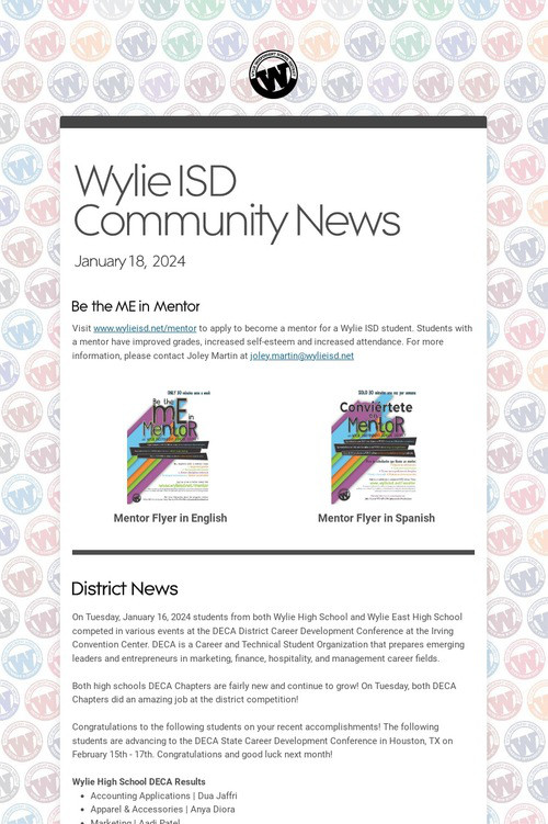 Wylie ISD Community News