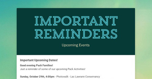 Design newsletters to spread the word online | Smore