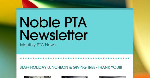 Noble PTA Newsletter