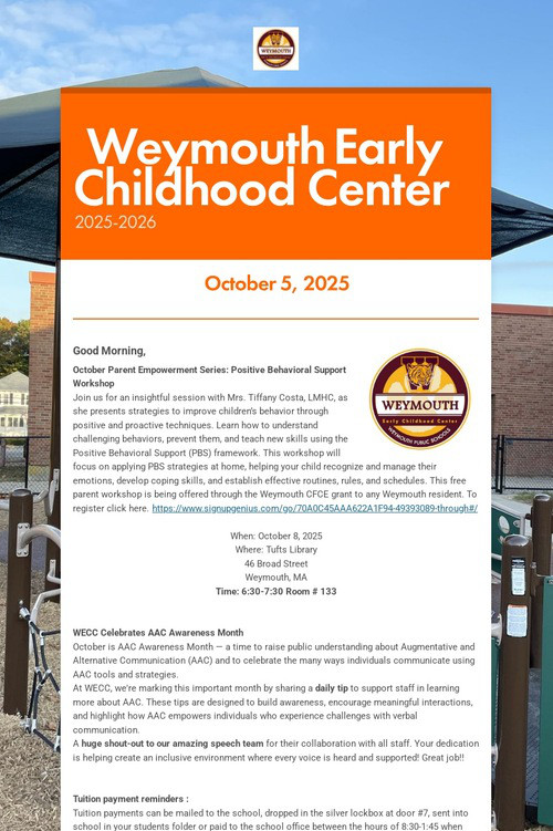 Weymouth Early Childhood Center
