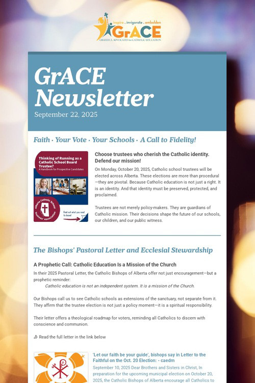 GrACE Newsletter