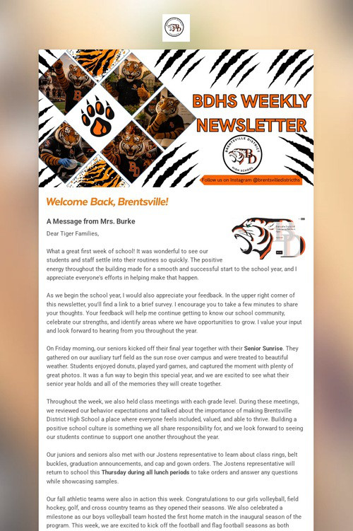 Week of Aug 31