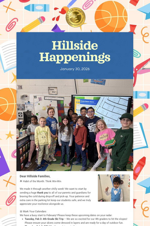 Hillside Happenings