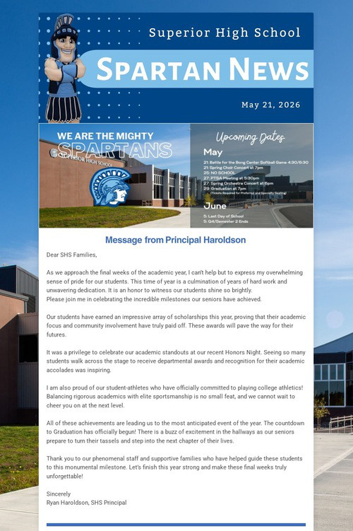 SHS Family News