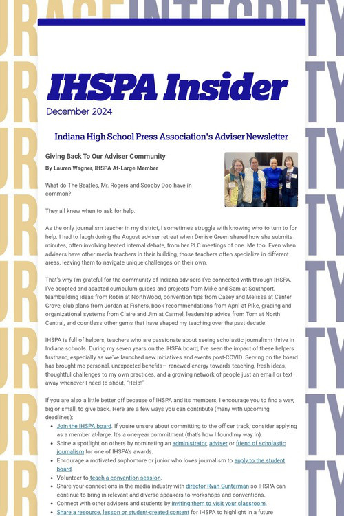 IHSPA Insider