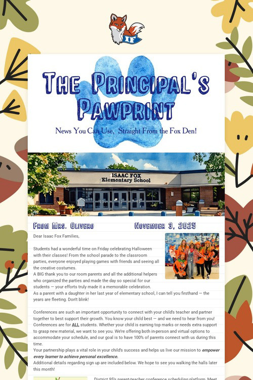 The Principal's Pawprint