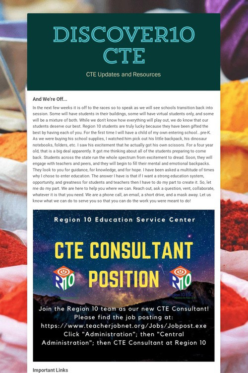 DiscoveR10 CTE