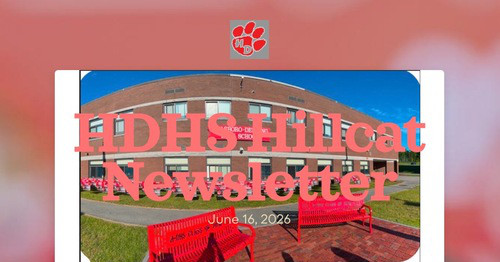 HDHS Hillcat Newsletter
