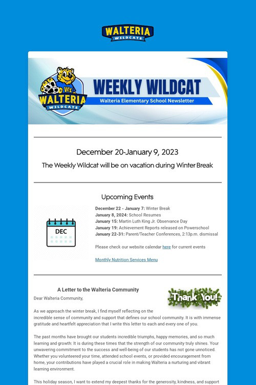 Weekly Wildcat