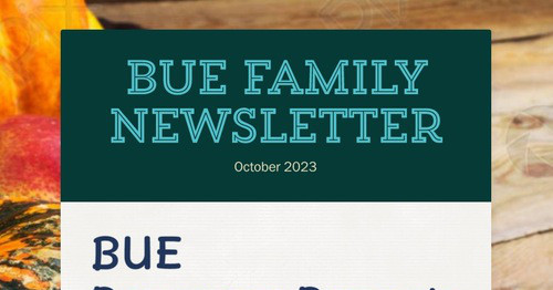 BUE Family Newsletter