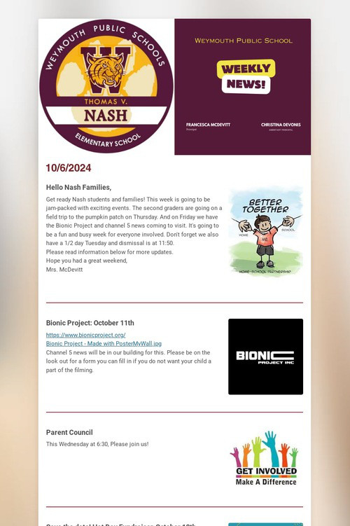 August 19th- Nash News