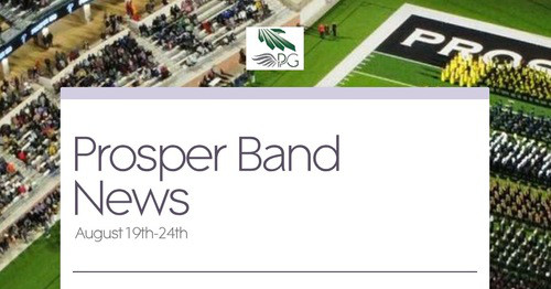 Prosper Band News