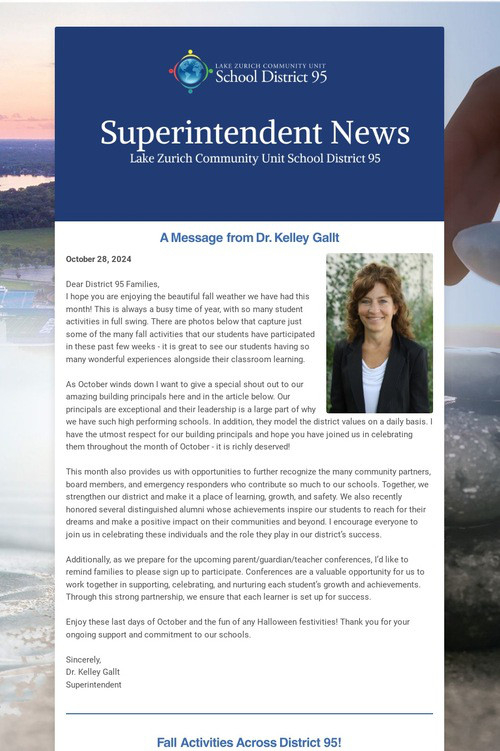 Superintendent News