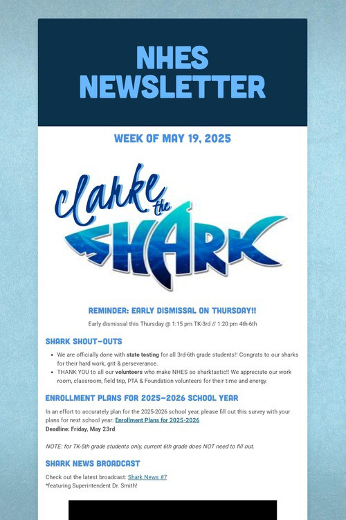 NHES Newsletter