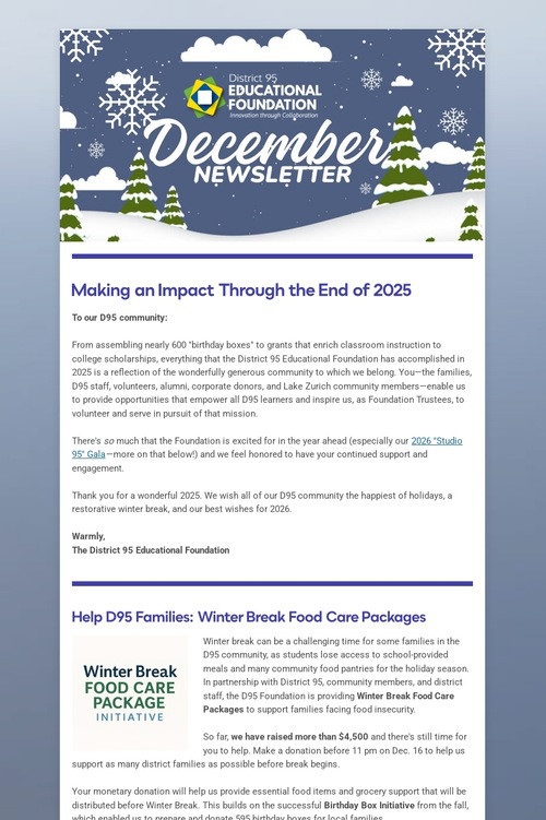 December Newsletter