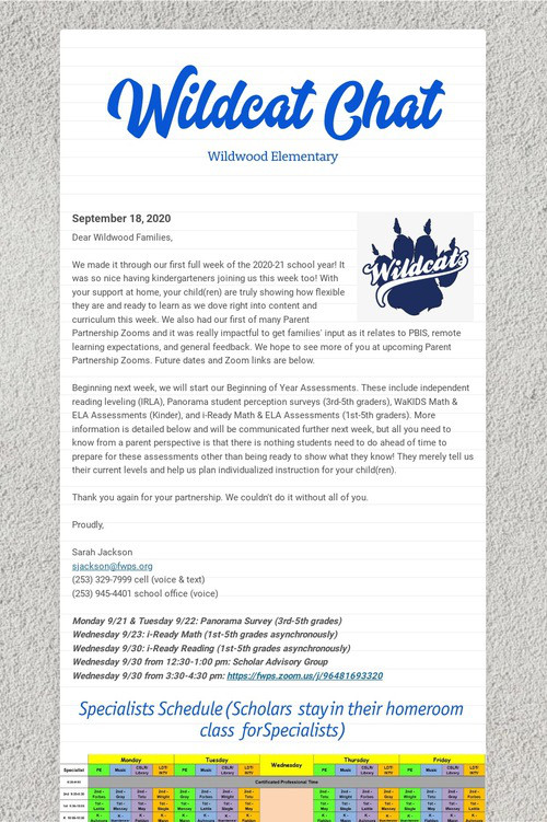 Wildcat Chat