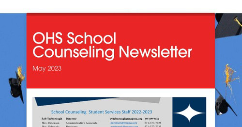 OHS School Counseling Newsletter