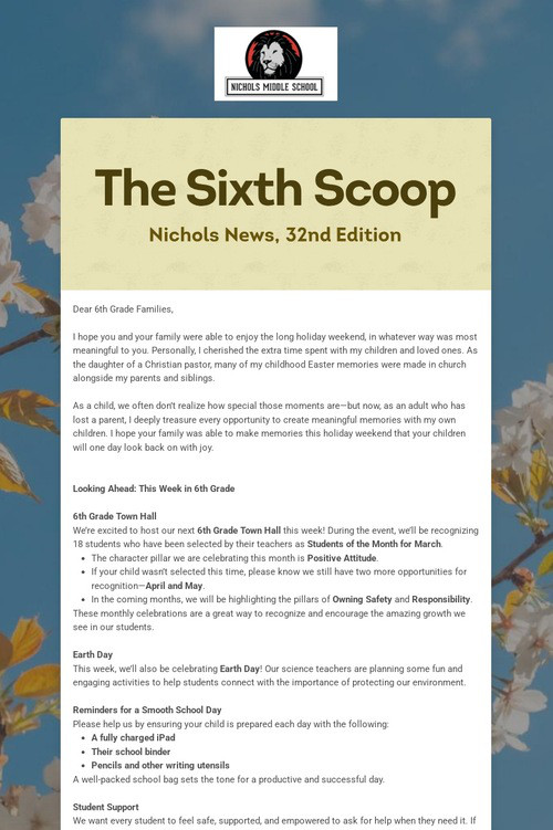 The Sixth Scoop