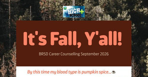 It's Fall, Y'all!
