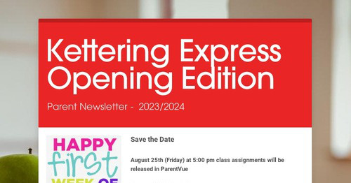 Kettering Express Opening Edition
