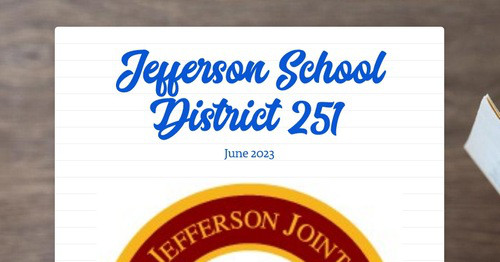 Jefferson School District 251 Jefferson School District 251
