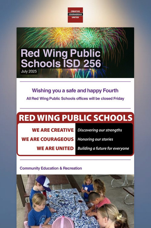 Red Wing Public Schools ISD 256