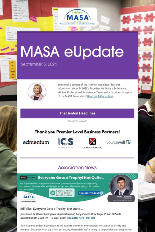 MASA eUpdate