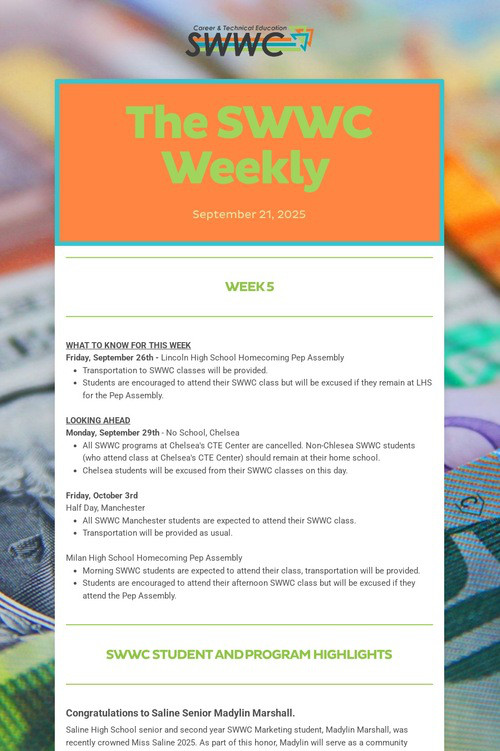 The SWWC Weekly