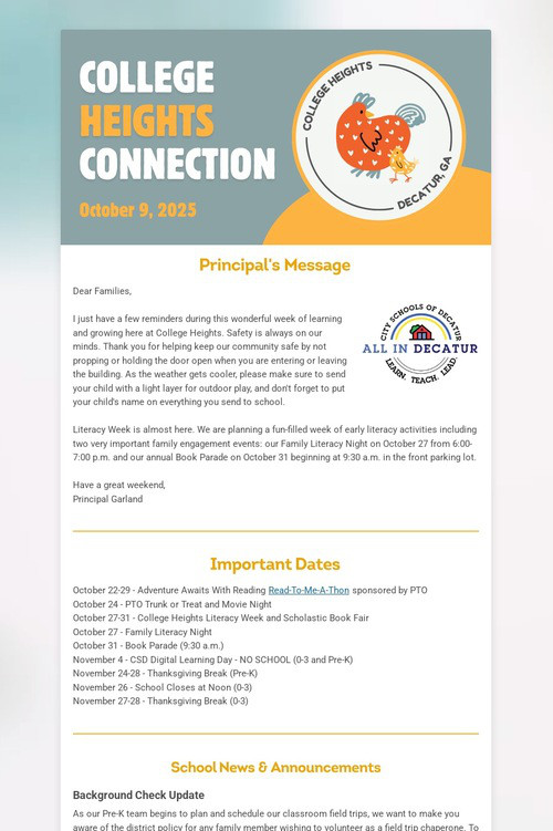 College Heights Connection