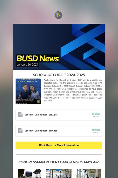 BUSD News