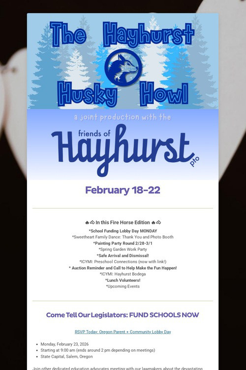 The Hayhurst Husky Howl